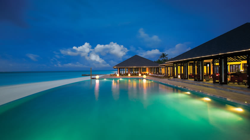 Swimming Pool at Dusk