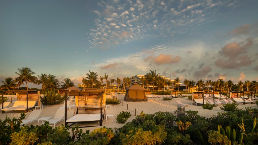 Cabanas on the Beach