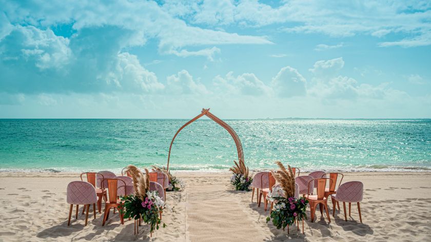 Wedding Setting on the Beach