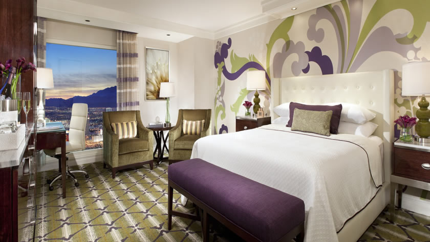 Bellagio Resort King Room Purple