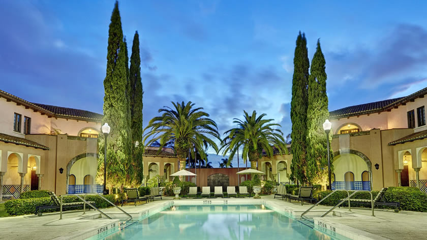 Pool in the Evening