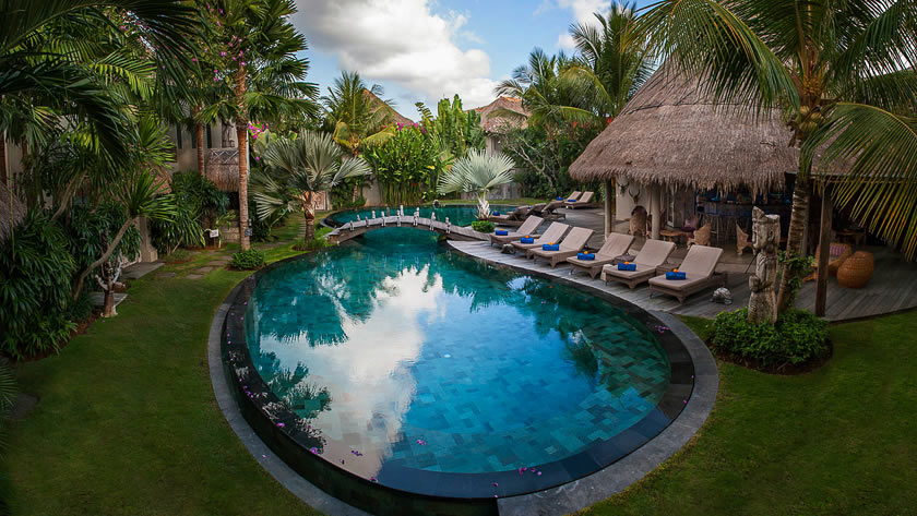 Pool and Gardens