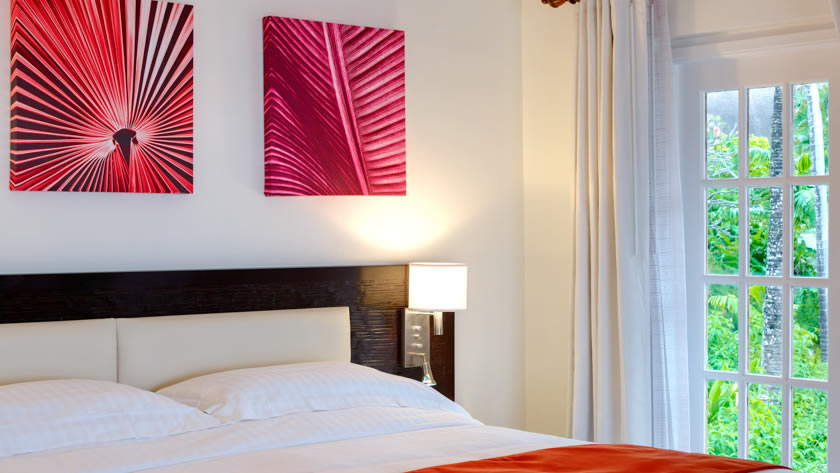 Ocean View Junior Suite Sleeping Area