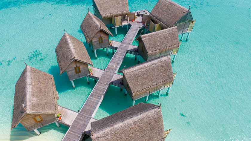 Over water spa