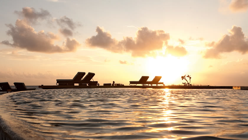 Pool at Sunset