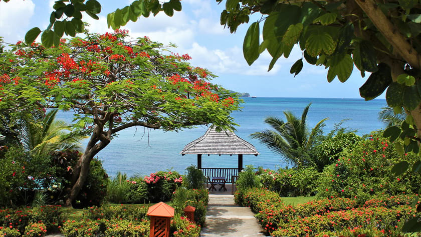 Wedding Gazebo, Calabash Cove Resort & Spa, St. Lucia