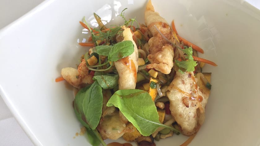 Calabash Cove Baked Lionfish Salad