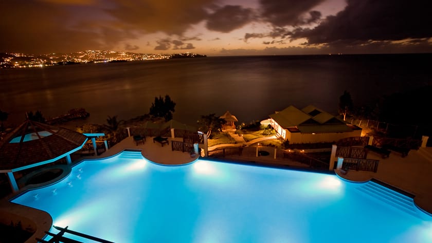 Main Pool at Night