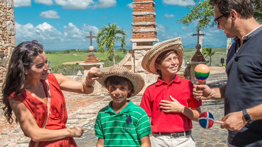 Family at Altos Chavon