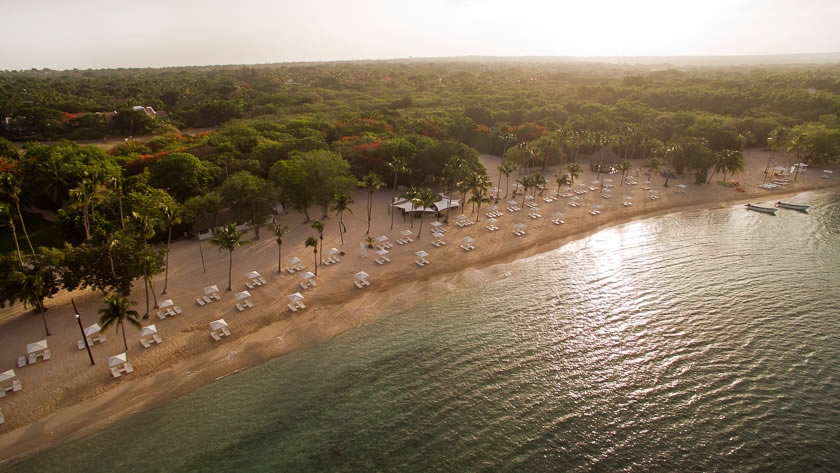 Aerial View of Minitas Beach 