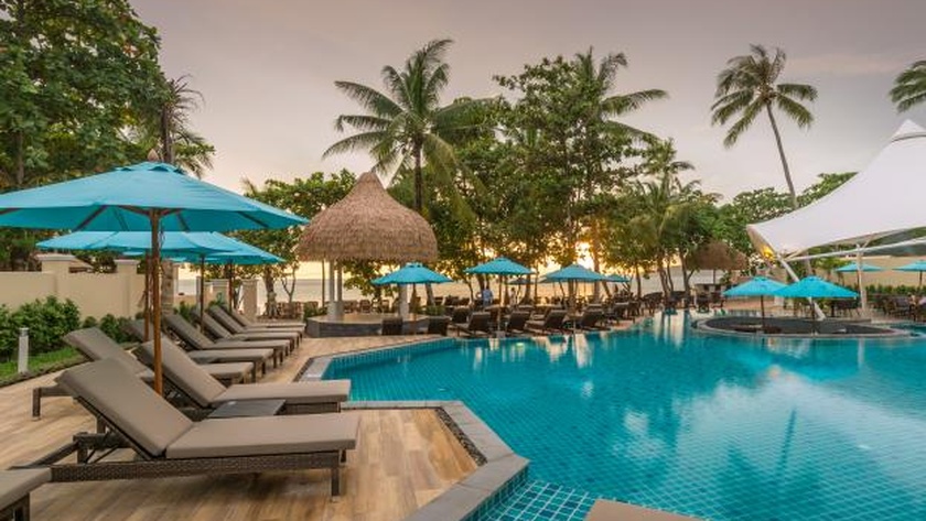 Luxury Lounging Poolside