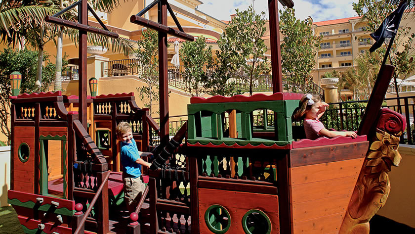 Kids Pirate Ship Play Area