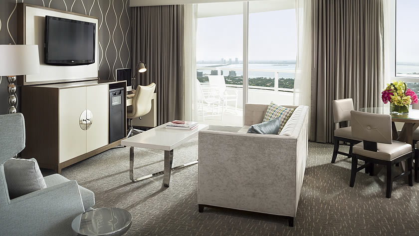 Tresor Bay View One Bedroom Living Room 