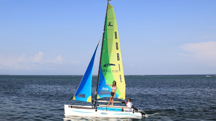 Hobie Cat at Sea