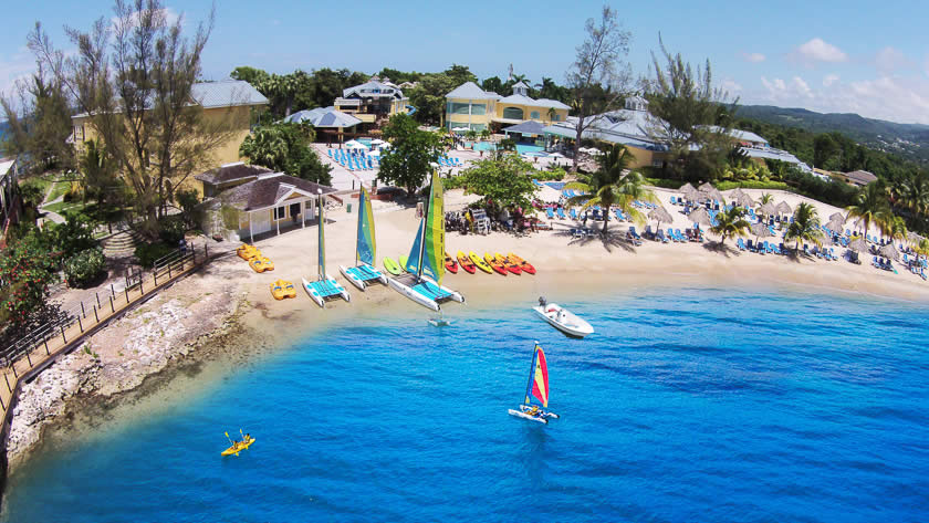 Aerial View of the Resort
