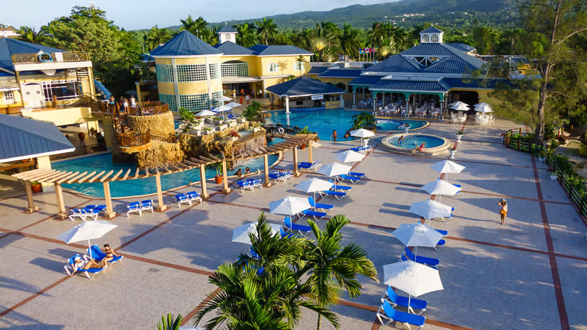 Aerial Main Pool Deck 