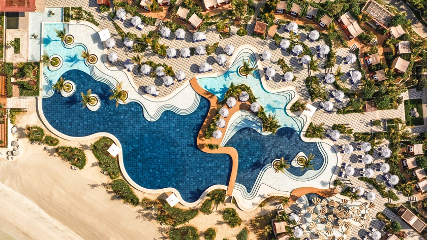 Ariel View of the Pool