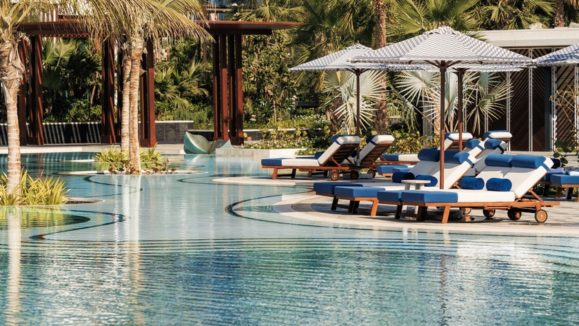 Resort Pool Sunbeds
