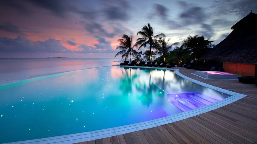 Sangu Pool at Dusk