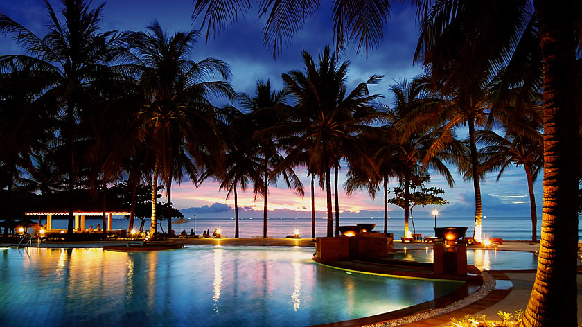Sunset Pool View
