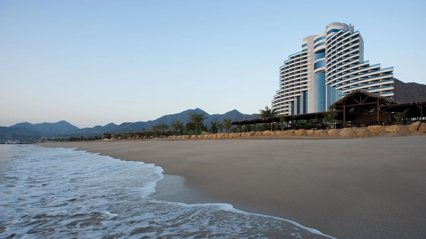 Beach and Hotel View