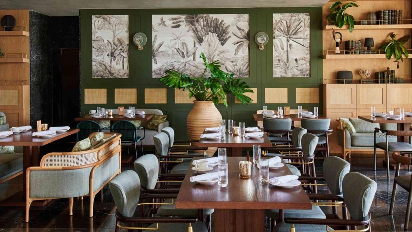 Baia Beach Club Indoor Dining