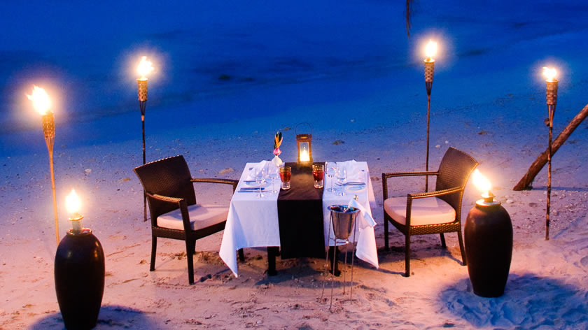 Romantic Dinner on the Beach