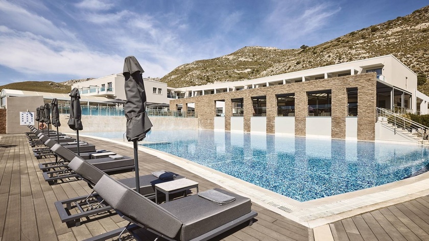 Relaxing Pool Scene