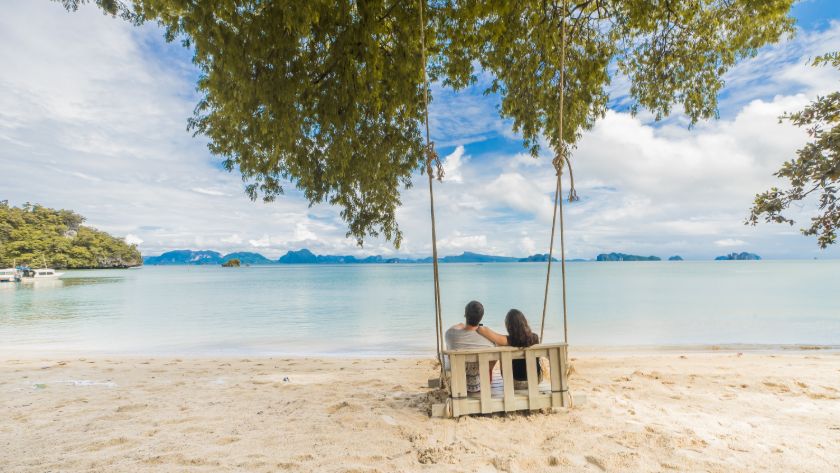 Couple on the Beach 