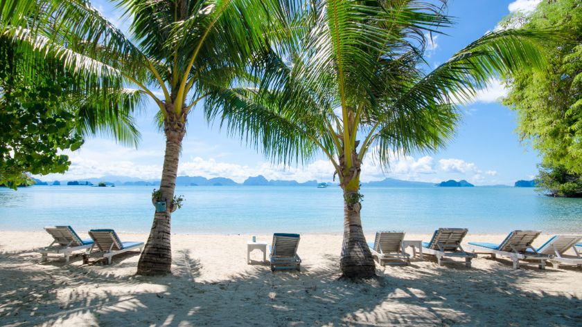 Lounges on the Beach 
