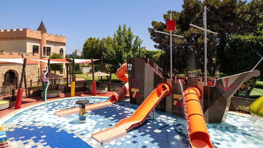 Kids Pirate Ship & Slides