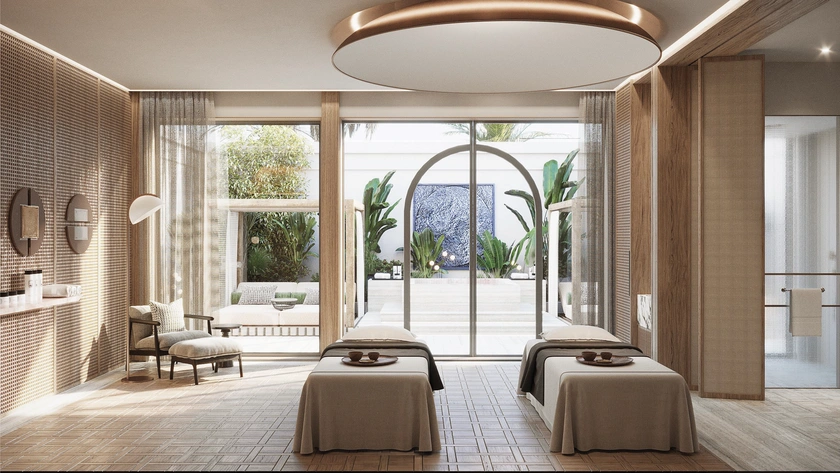 Amara Spa Couples Treatment Room