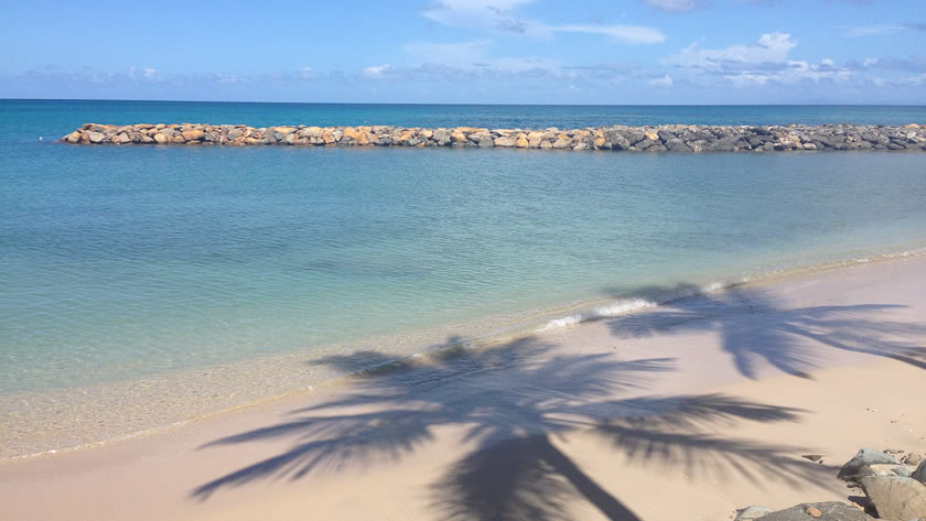 Beach and Breakwater