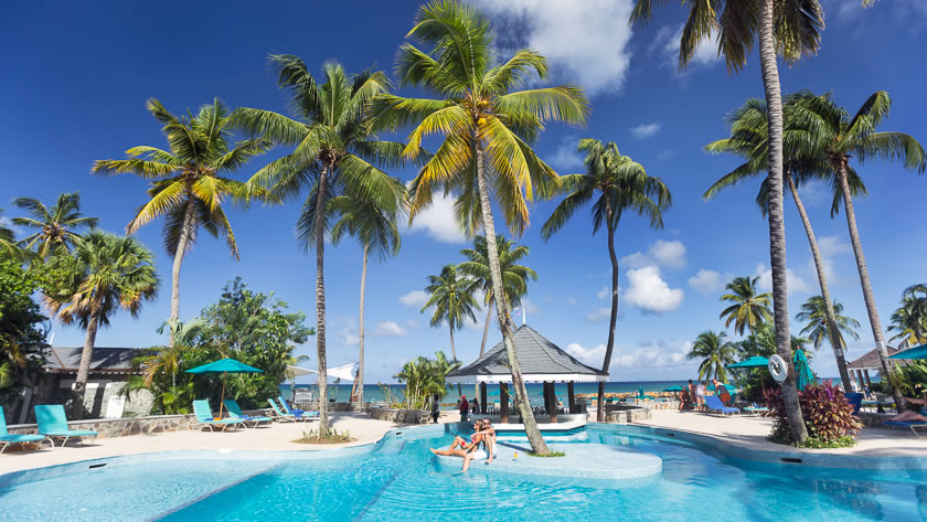 Couple at Pool
