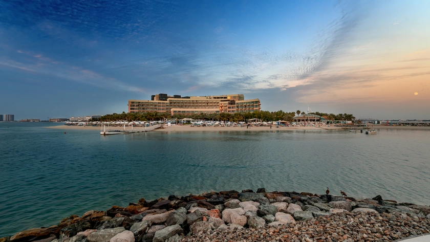 Hotel at Sunset