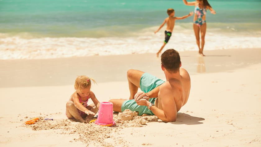 Family on the Beach