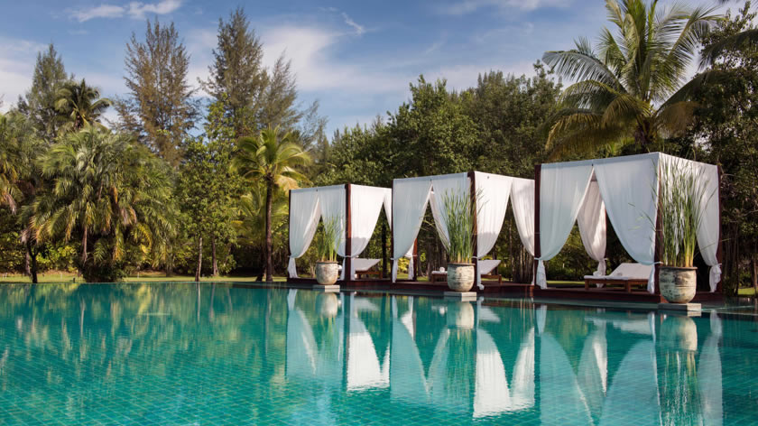 Poolside Relaxation, The Sarojin, Phuket
