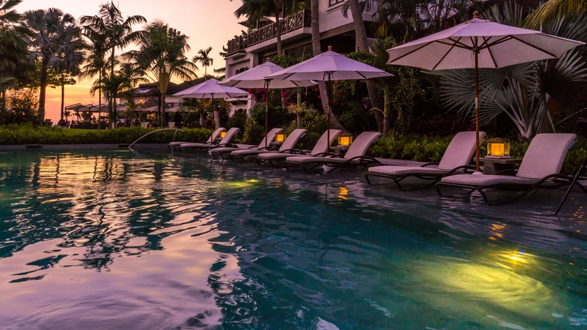 Pool at Dusk