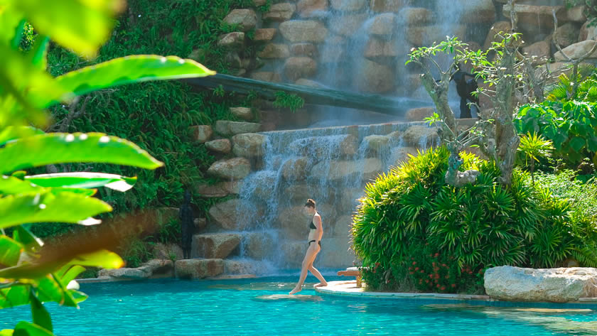 Waterfall and Pool