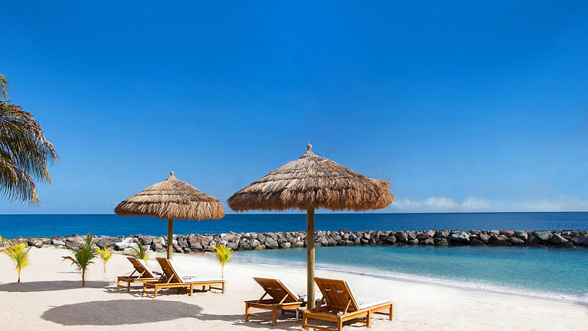 Loungers on the Beach
