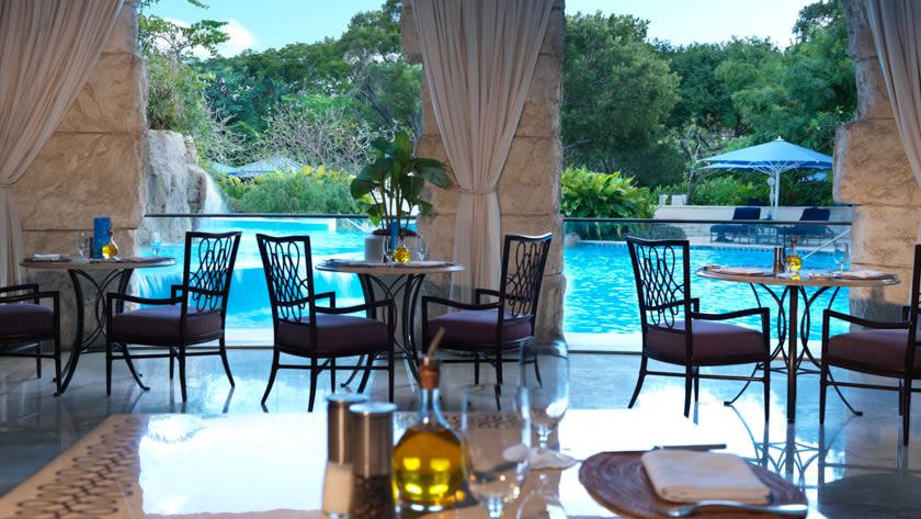 The Spa Cafe, Sandy Lane, Barbados