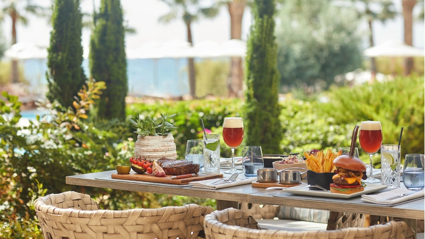 Grill By The Pool