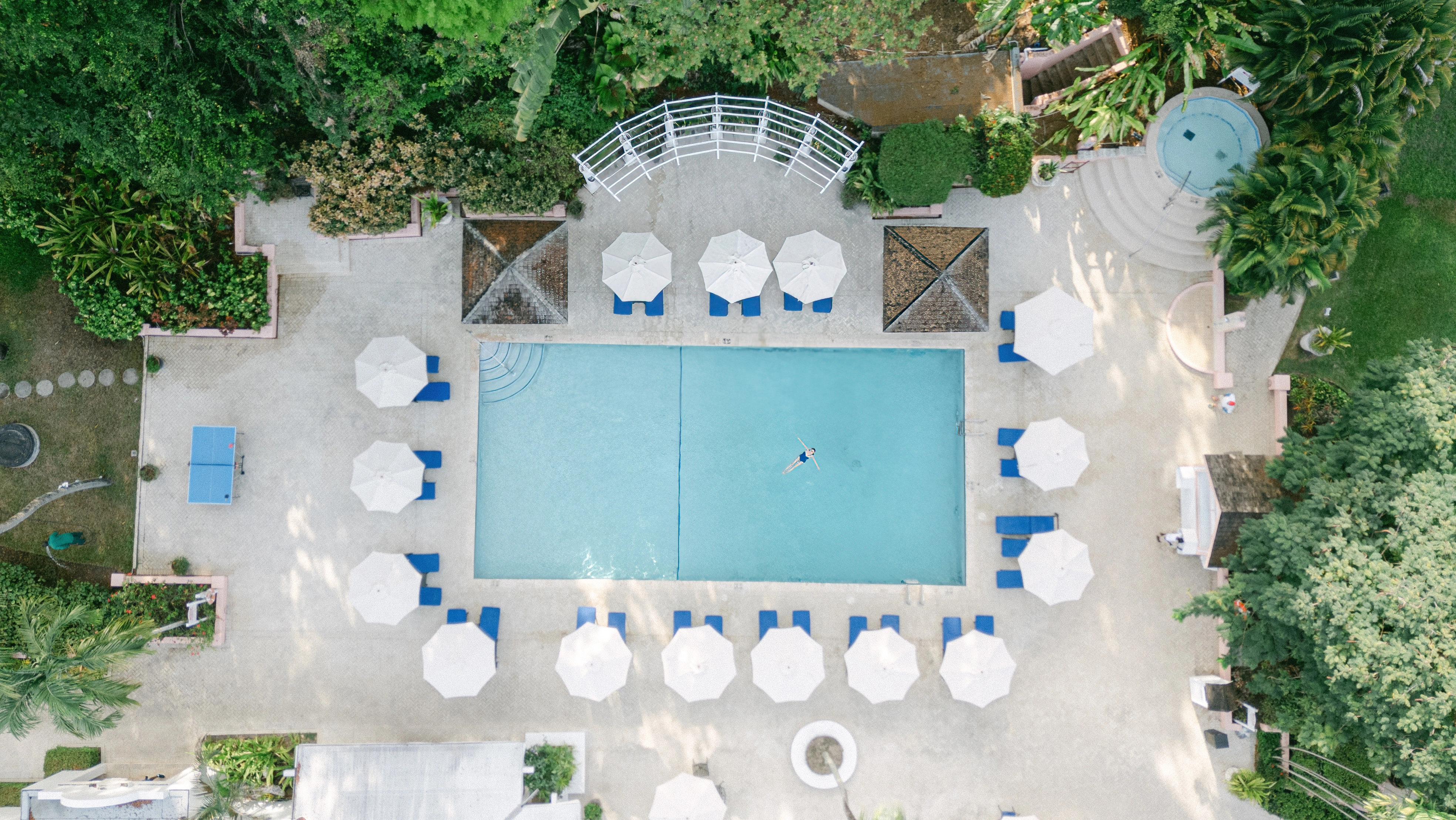 Ariel View of the Pool