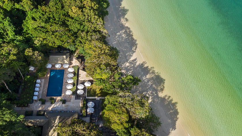 Beach Aerial View 