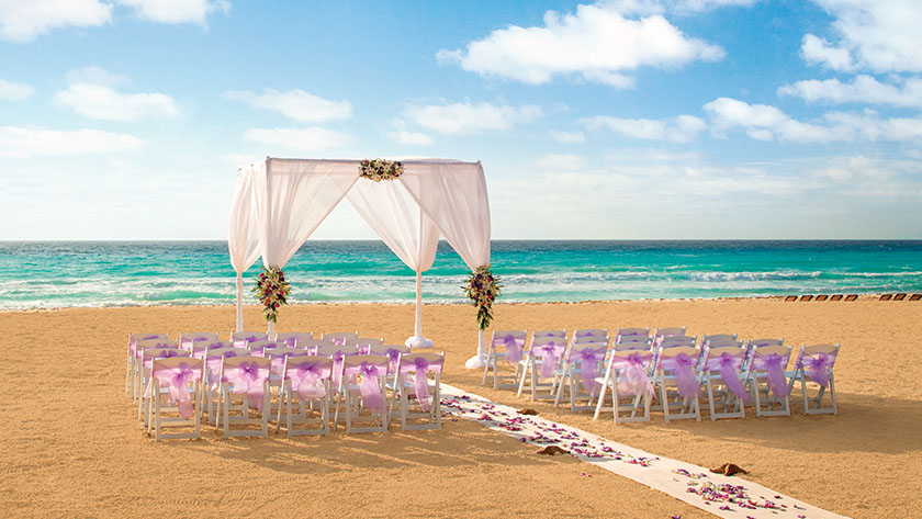 Wedding Set Up on the Beach