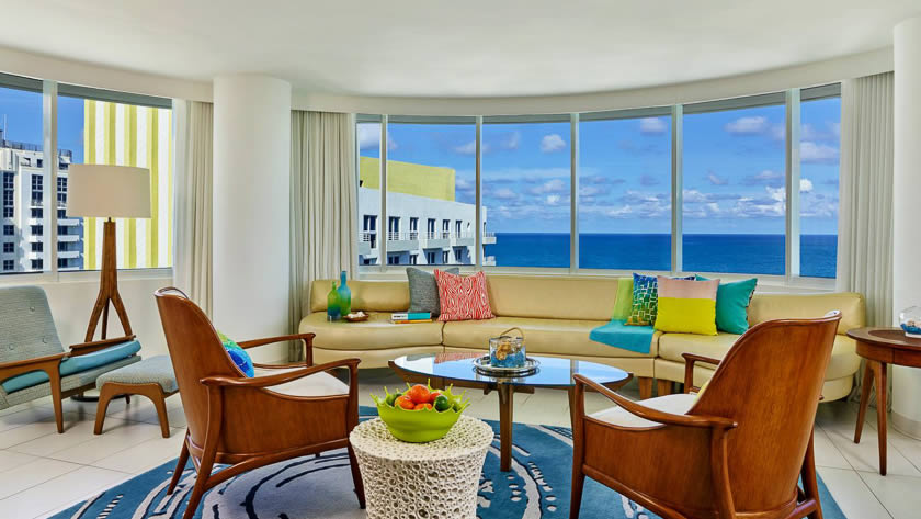 Two Bedroom Oceanfront Living Area