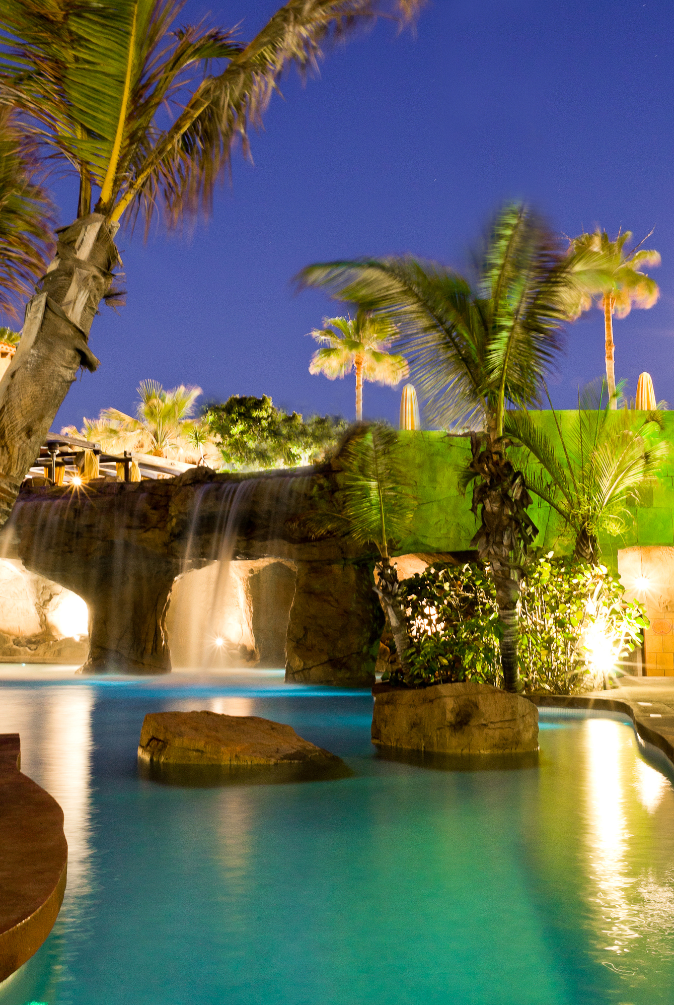 Waterfall at Night
