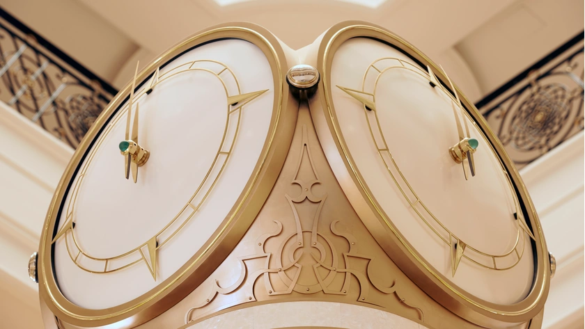 Peacock Alley Clock