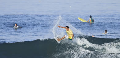 Learn to surf in Bali
