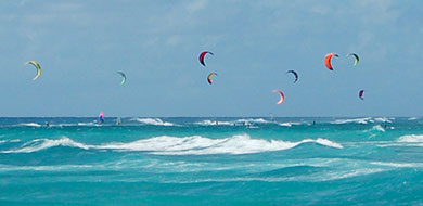 Kite Surfing in Barbados